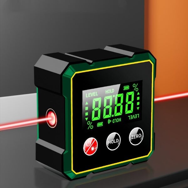 Magnetic Digital Angle Finder With Electronic Laser Gauge Protractor Inclinometer Level Magnets Level Ruler Angle Slope - Image 7