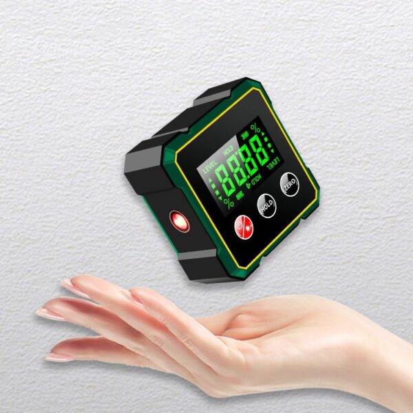 Magnetic Digital Angle Finder With Electronic Laser Gauge Protractor Inclinometer Level Magnets Level Ruler Angle Slope - Image 5